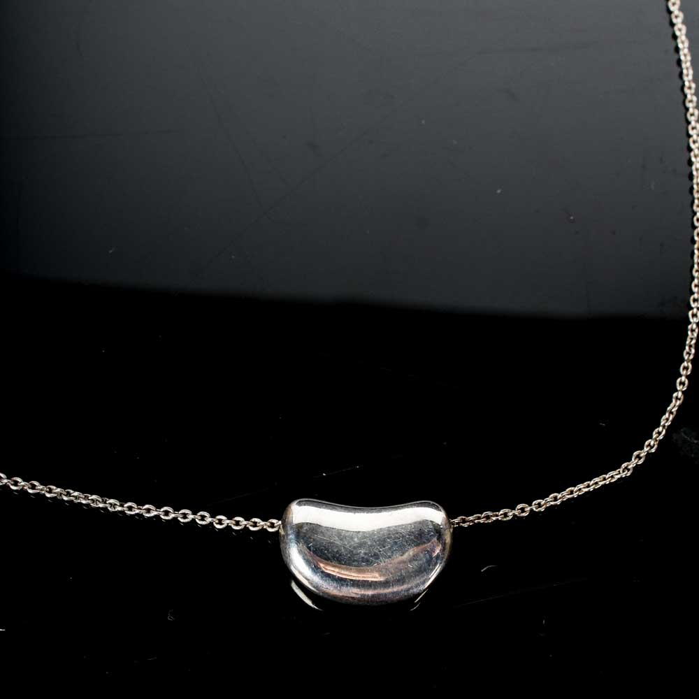 Elsa Peretti for Tiffany & Co. Sterling Silver Bean Necklace