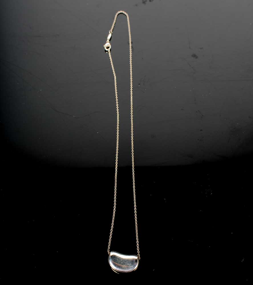 Elsa Peretti for Tiffany & Co. Sterling Silver Bean Necklace