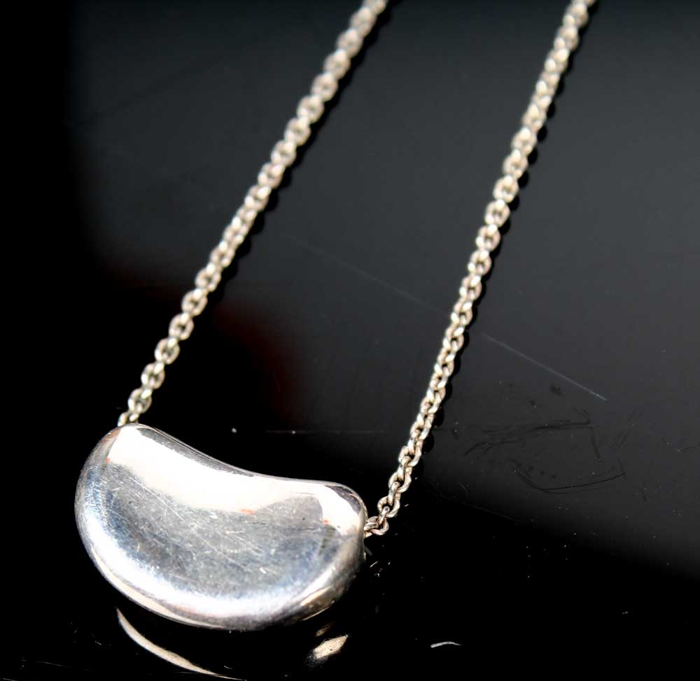 Elsa Peretti for Tiffany & Co. Sterling Silver Bean Necklace
