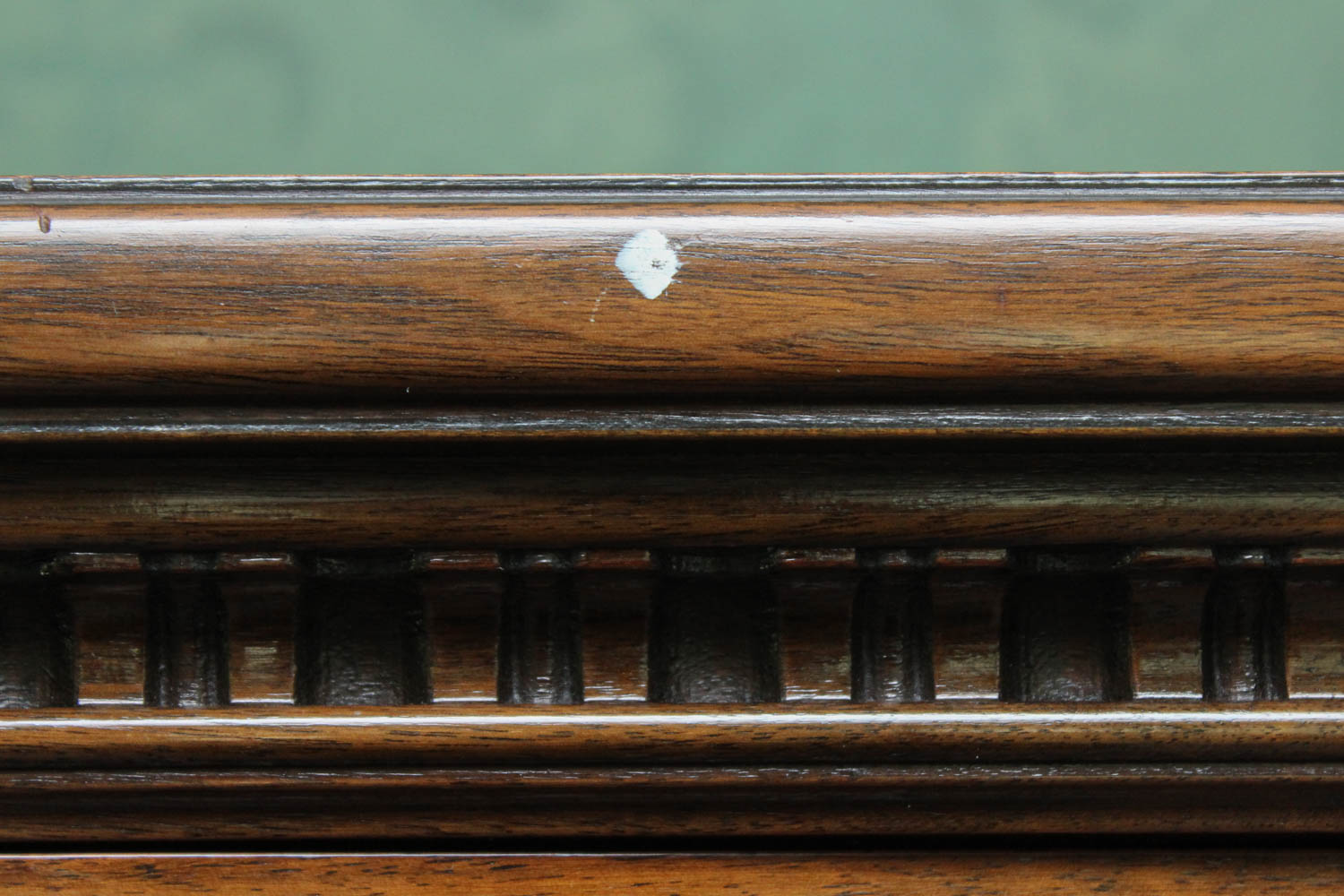 Vintage Renaissance Style Tall Walnut Bar Cabinet