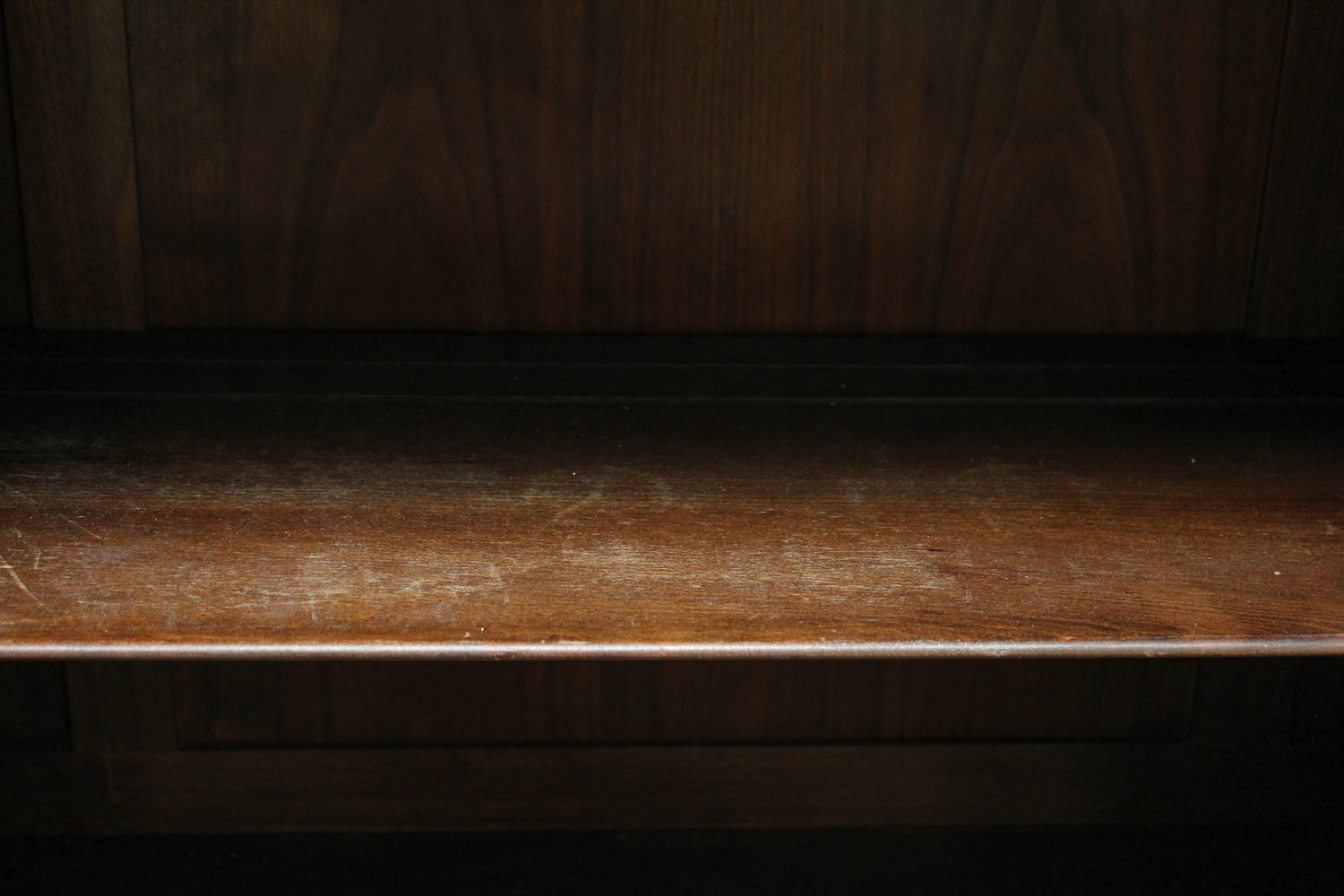 Vintage Renaissance Style Tall Walnut Bar Cabinet