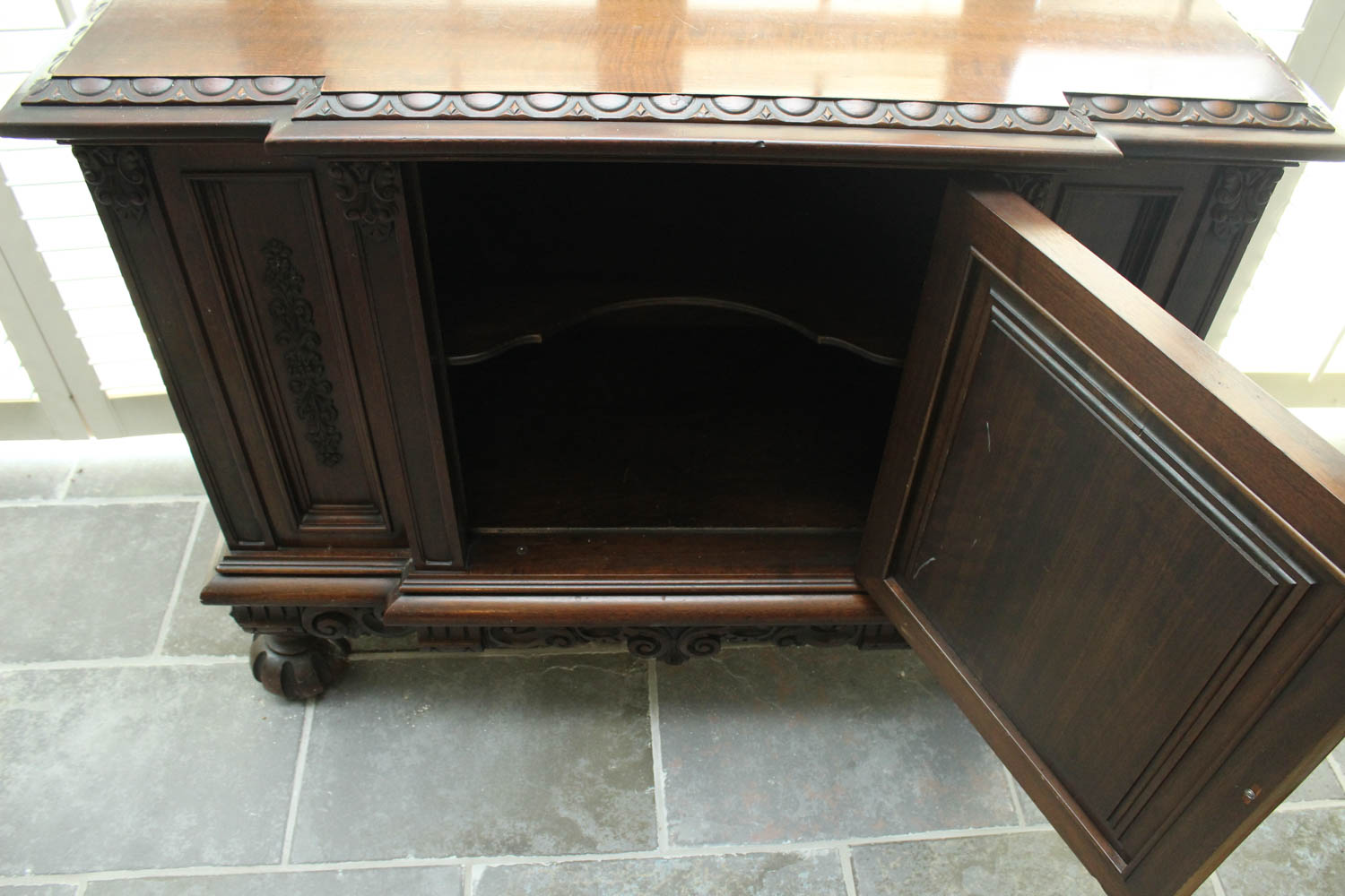 Vintage Renaissance Style Buffet Cabinet