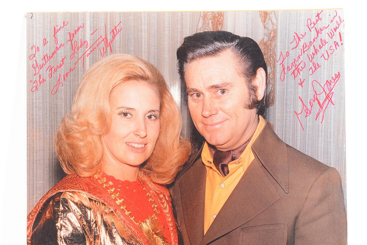 Signed Tammy Wynette and George Jones Photograph