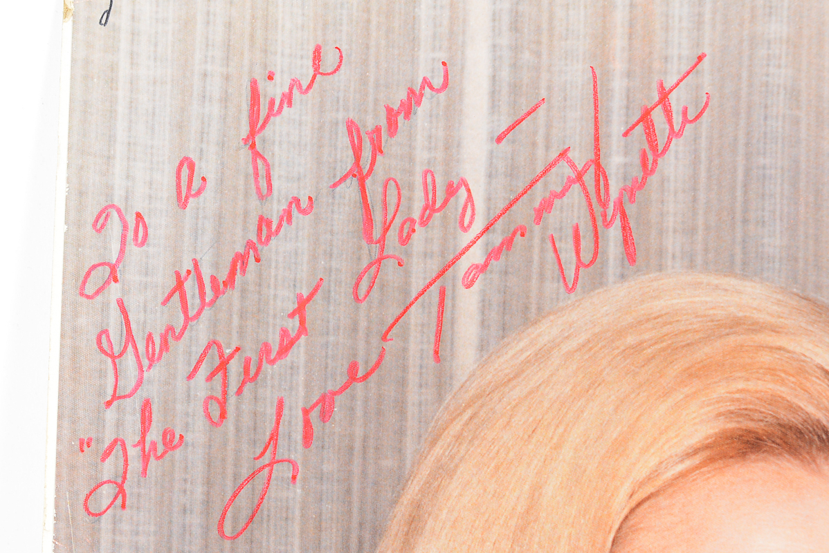 Signed Tammy Wynette and George Jones Photograph