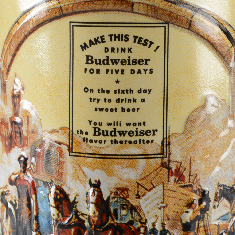 Anheuser Bush 2003 Membership Stein for 1936 Historical Advertising