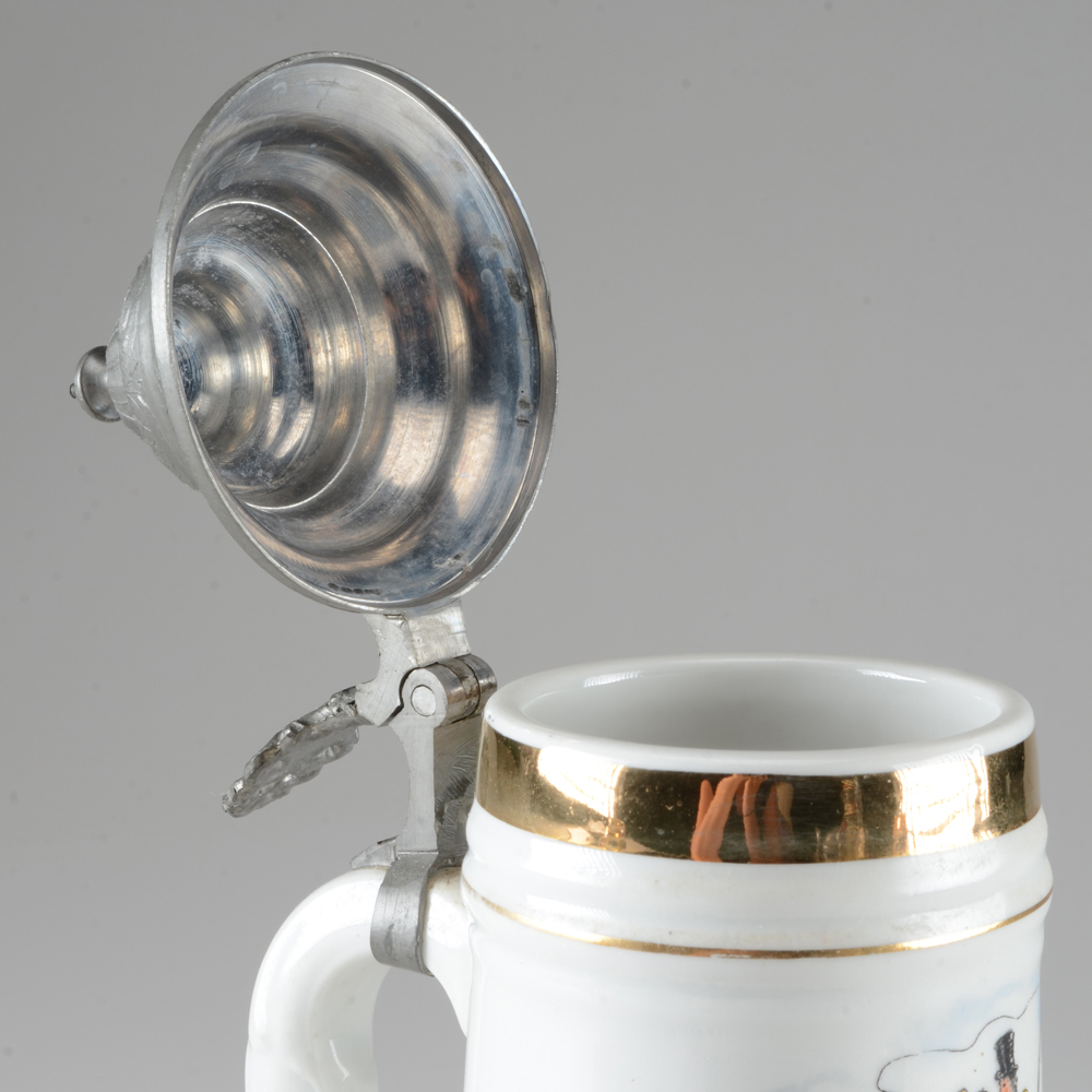 Collection of Vintage Beer Steins and Mugs