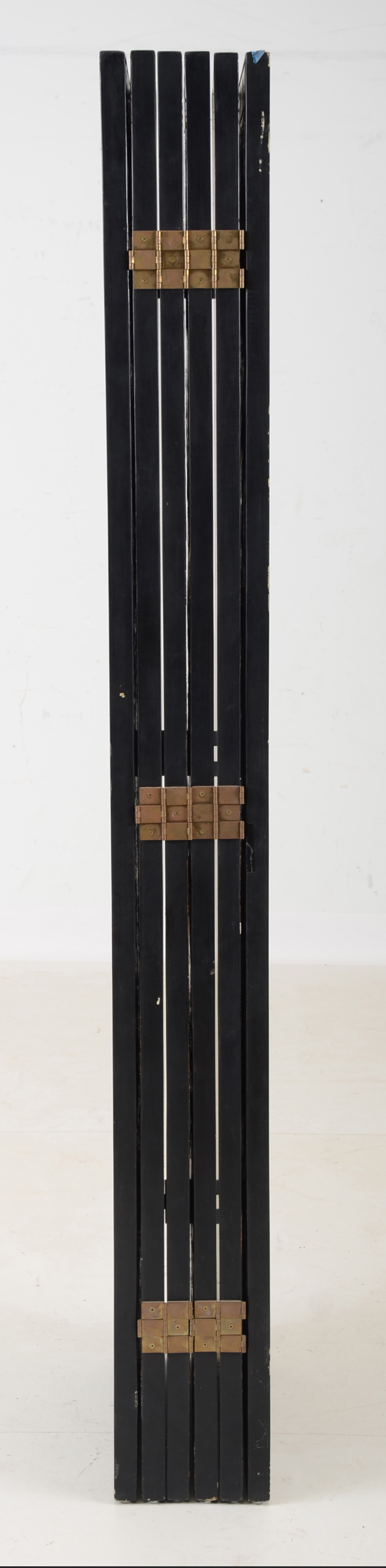 Maitland-Smith Ltd. Hand-Made Black Lacquer Decorative Screen