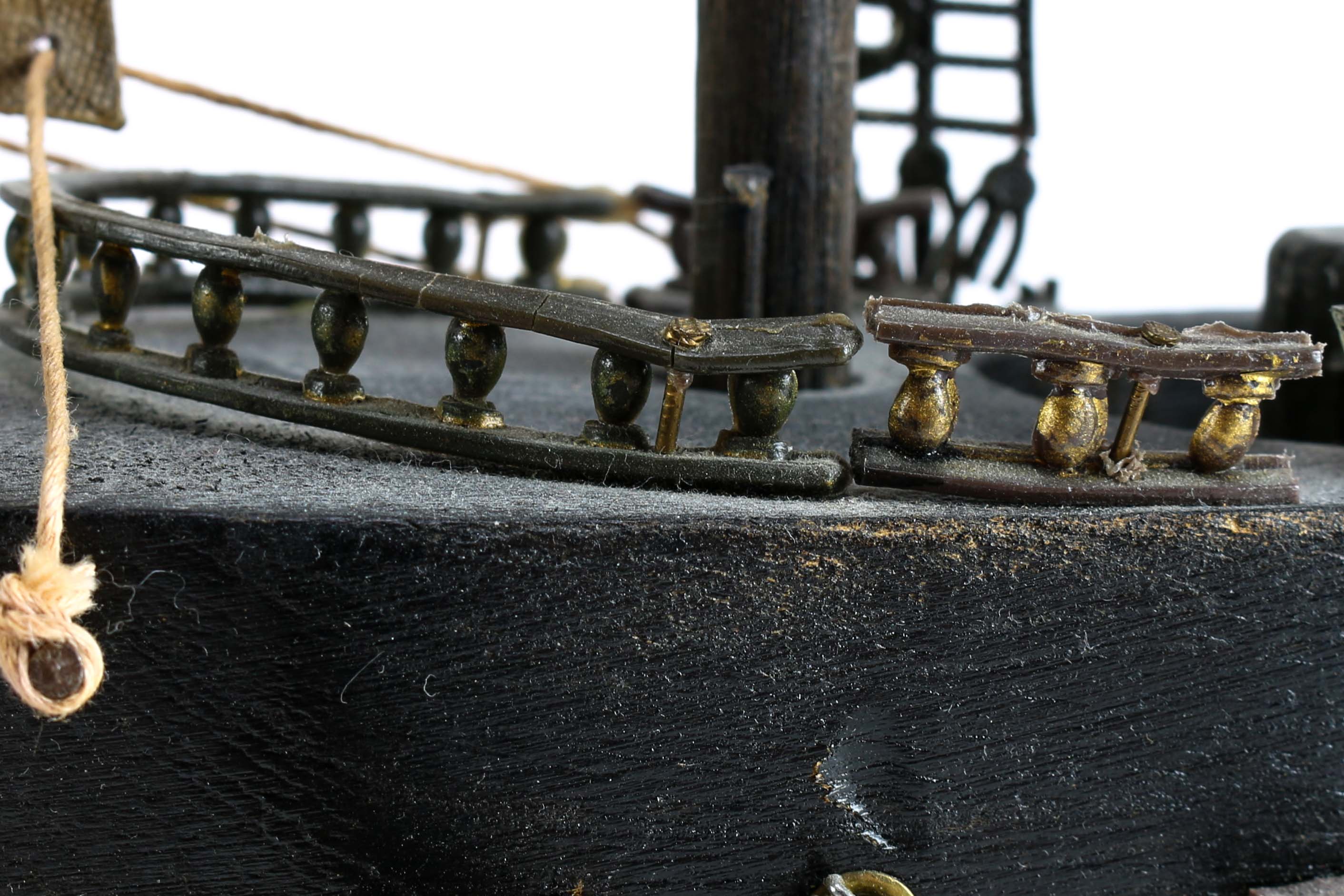Model of 1780 Fragata Espanola Wooden Sail Ship