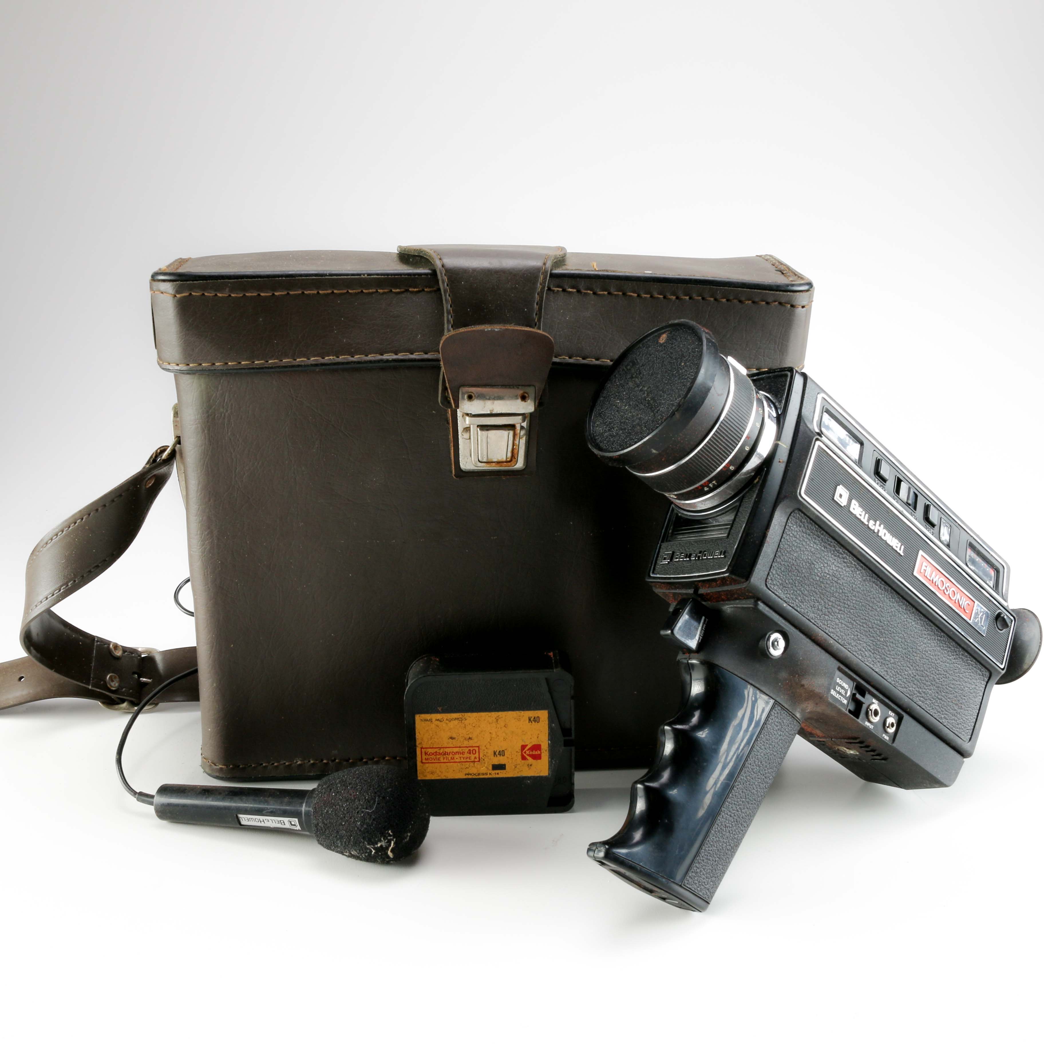 1975 Bell & Howell Filmosonic XL Movie Camera with Case