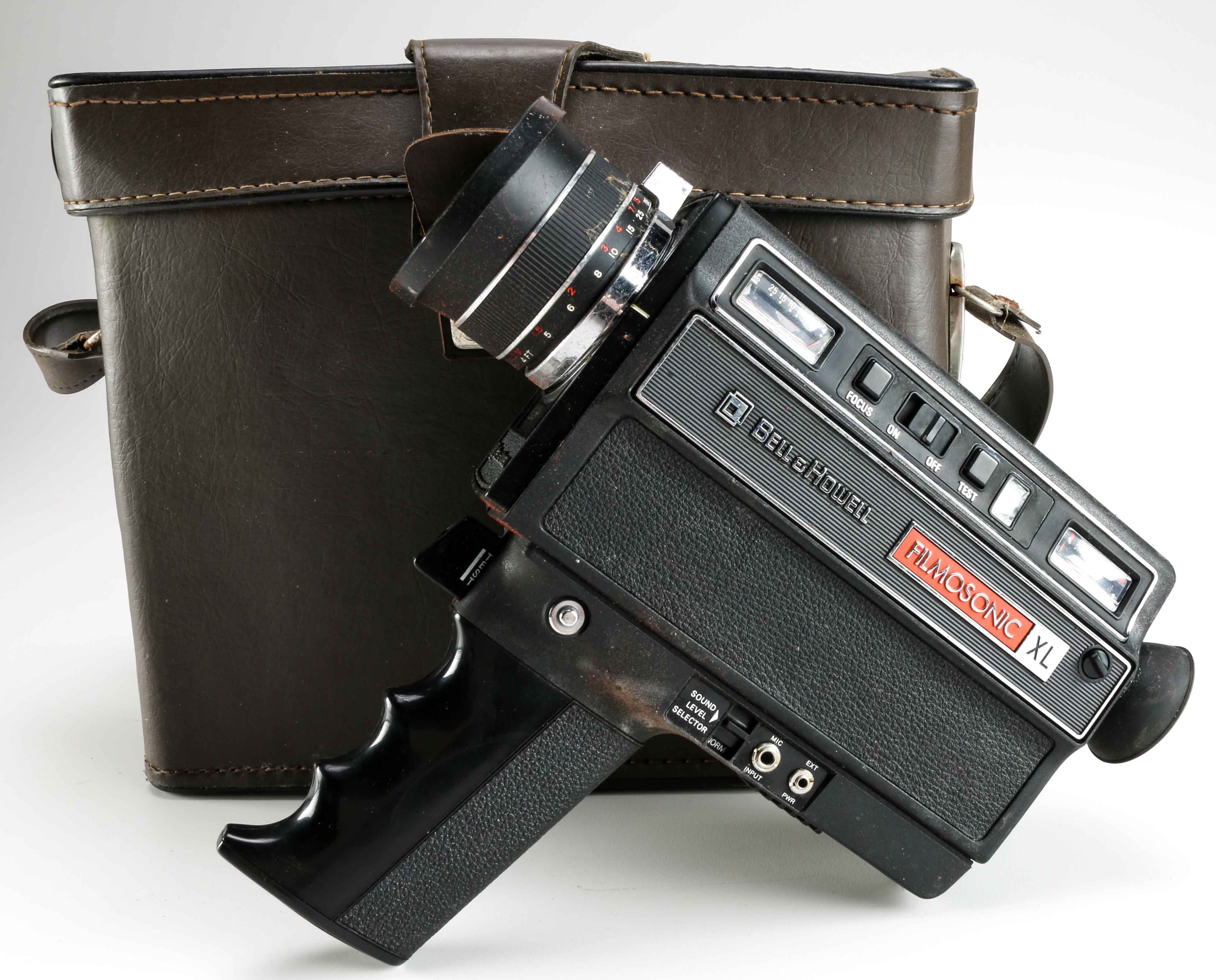1975 Bell & Howell Filmosonic XL Movie Camera with Case