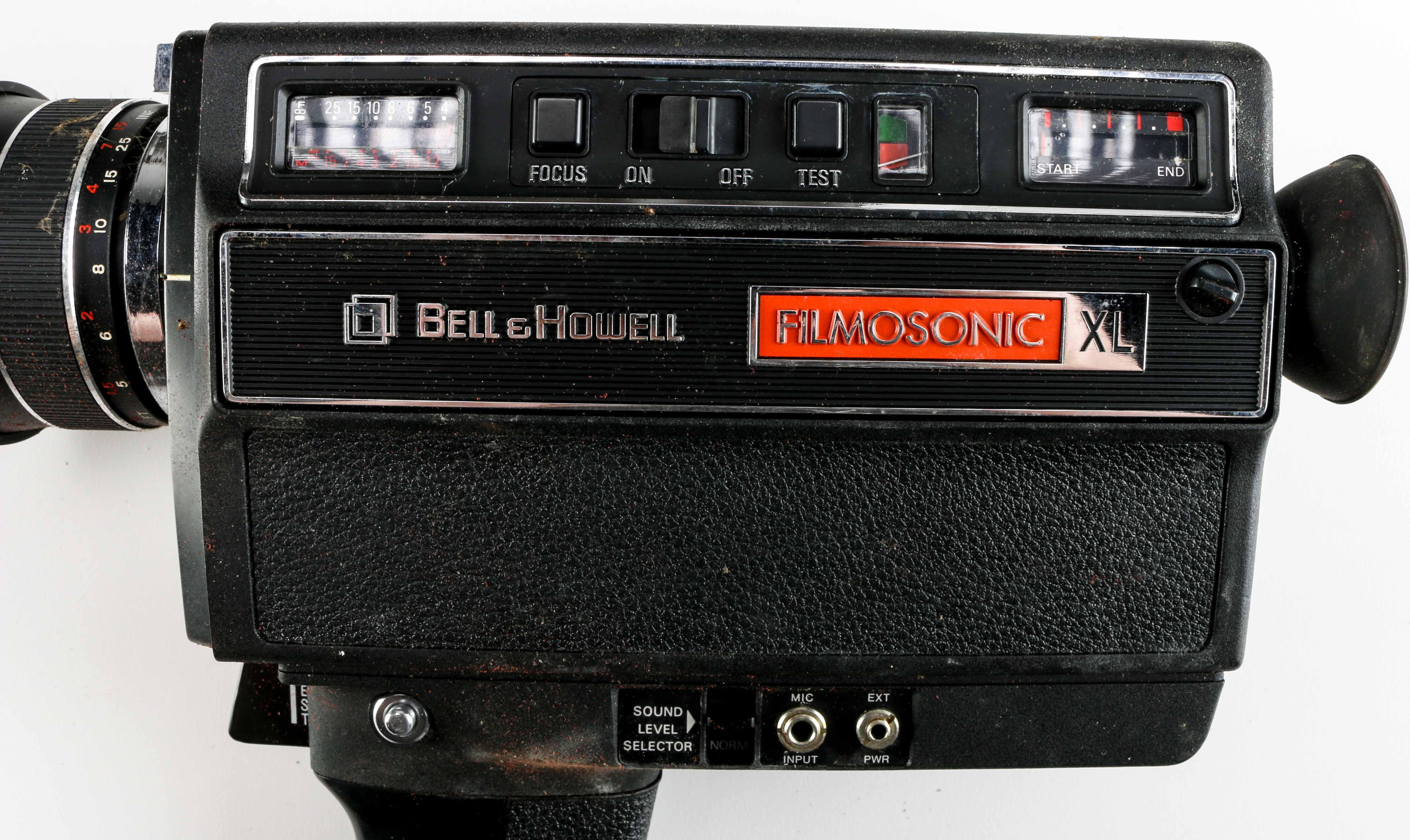 1975 Bell & Howell Filmosonic XL Movie Camera with Case