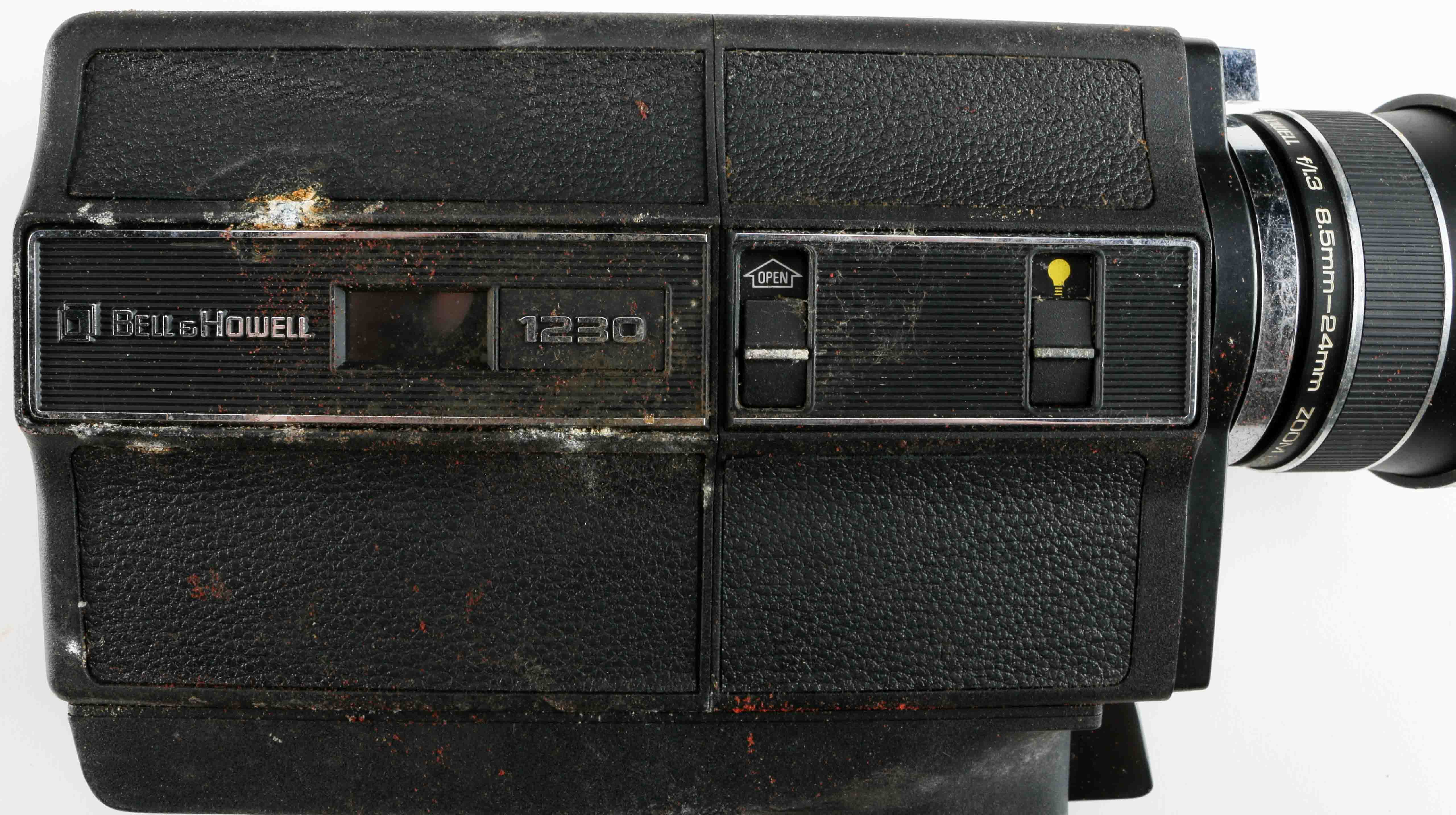 1975 Bell & Howell Filmosonic XL Movie Camera with Case