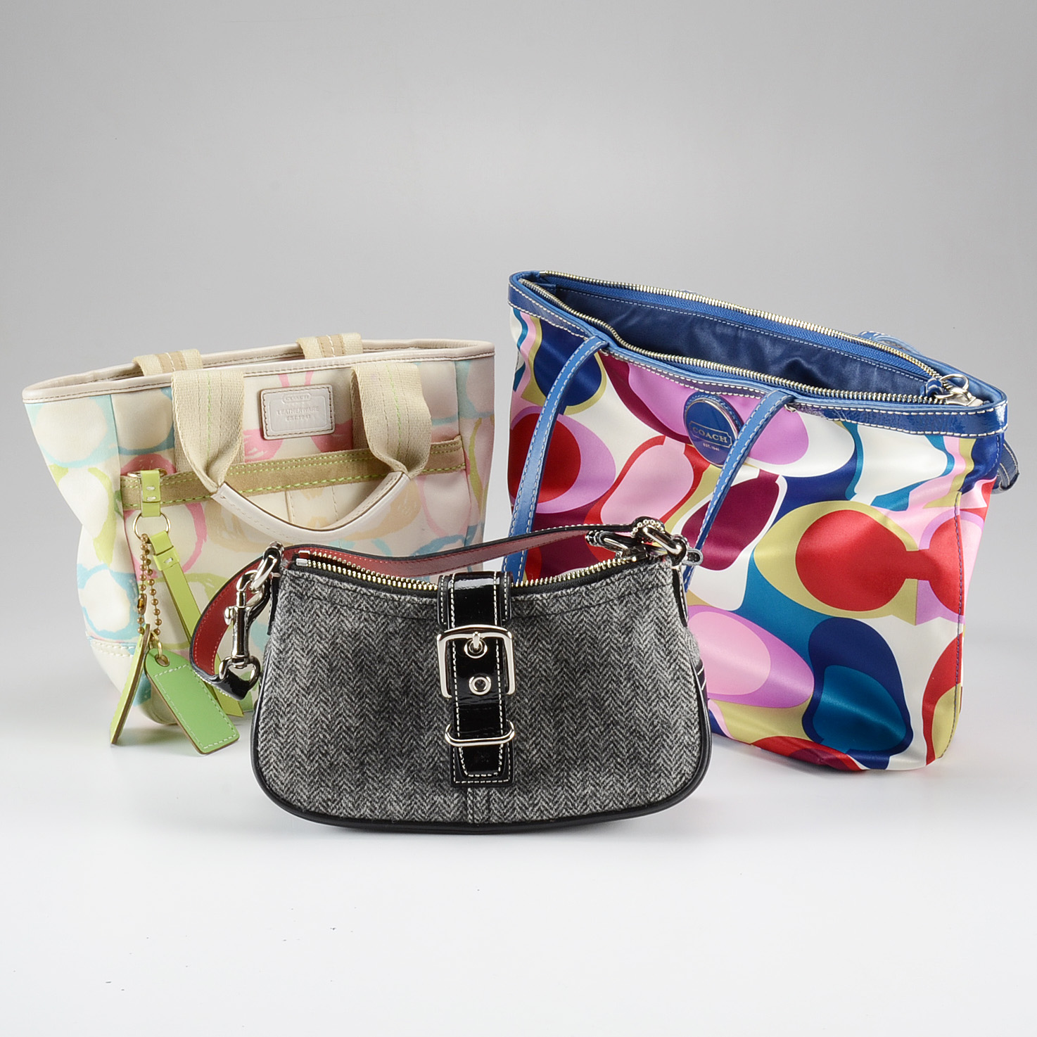 Three Coach Handbags