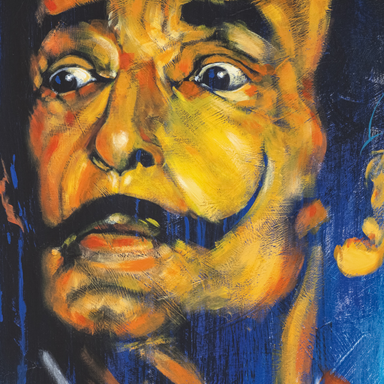 Stephen Fishwick Signed Giclee on Canvas "Dali"