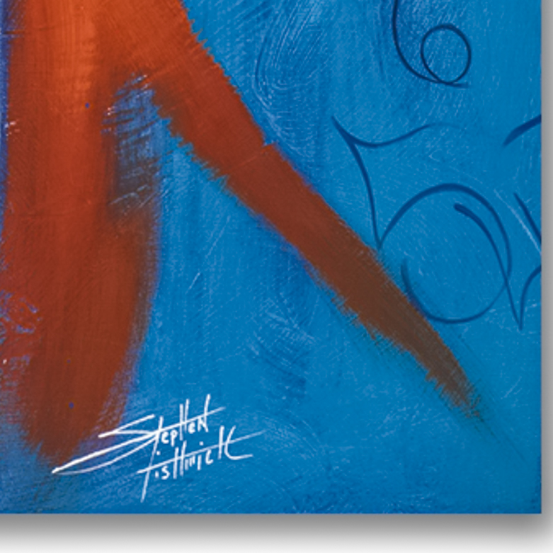 Stephen Fishwick Signed Giclee on Canvas "Dali"