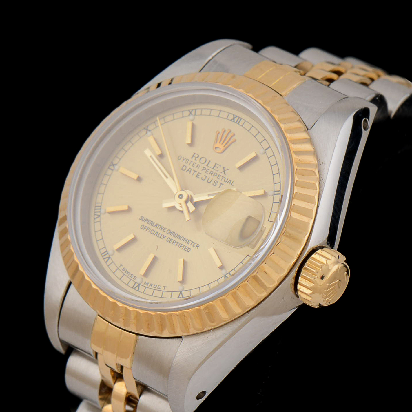 Women's Rolex 18K Yellow Gold and Stainless Steel Oyster Perpetual Watch