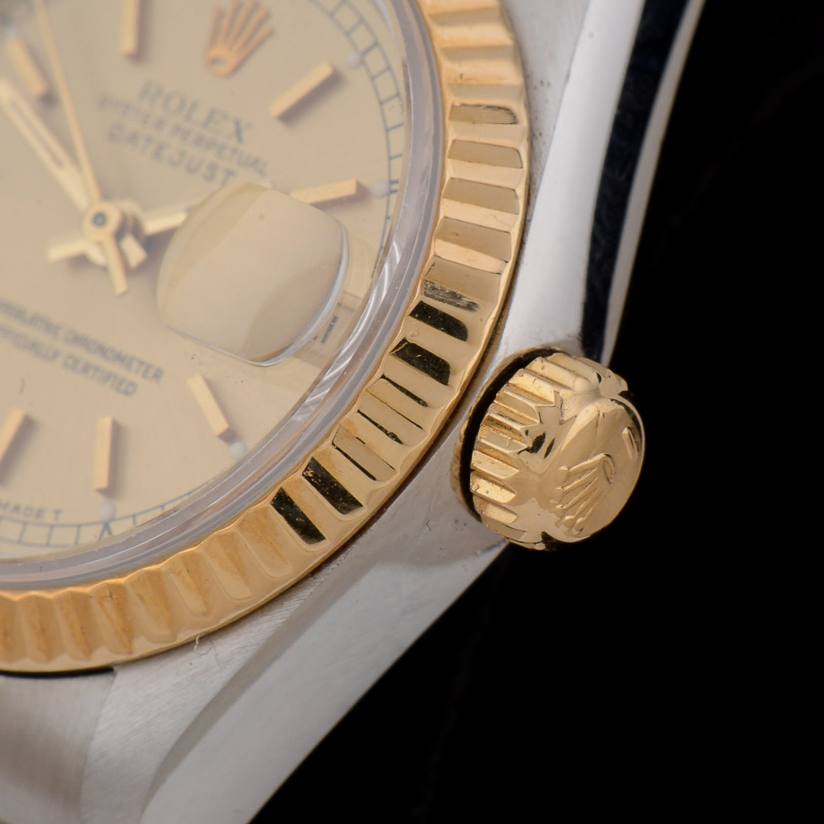 Women's Rolex 18K Yellow Gold and Stainless Steel Oyster Perpetual Watch