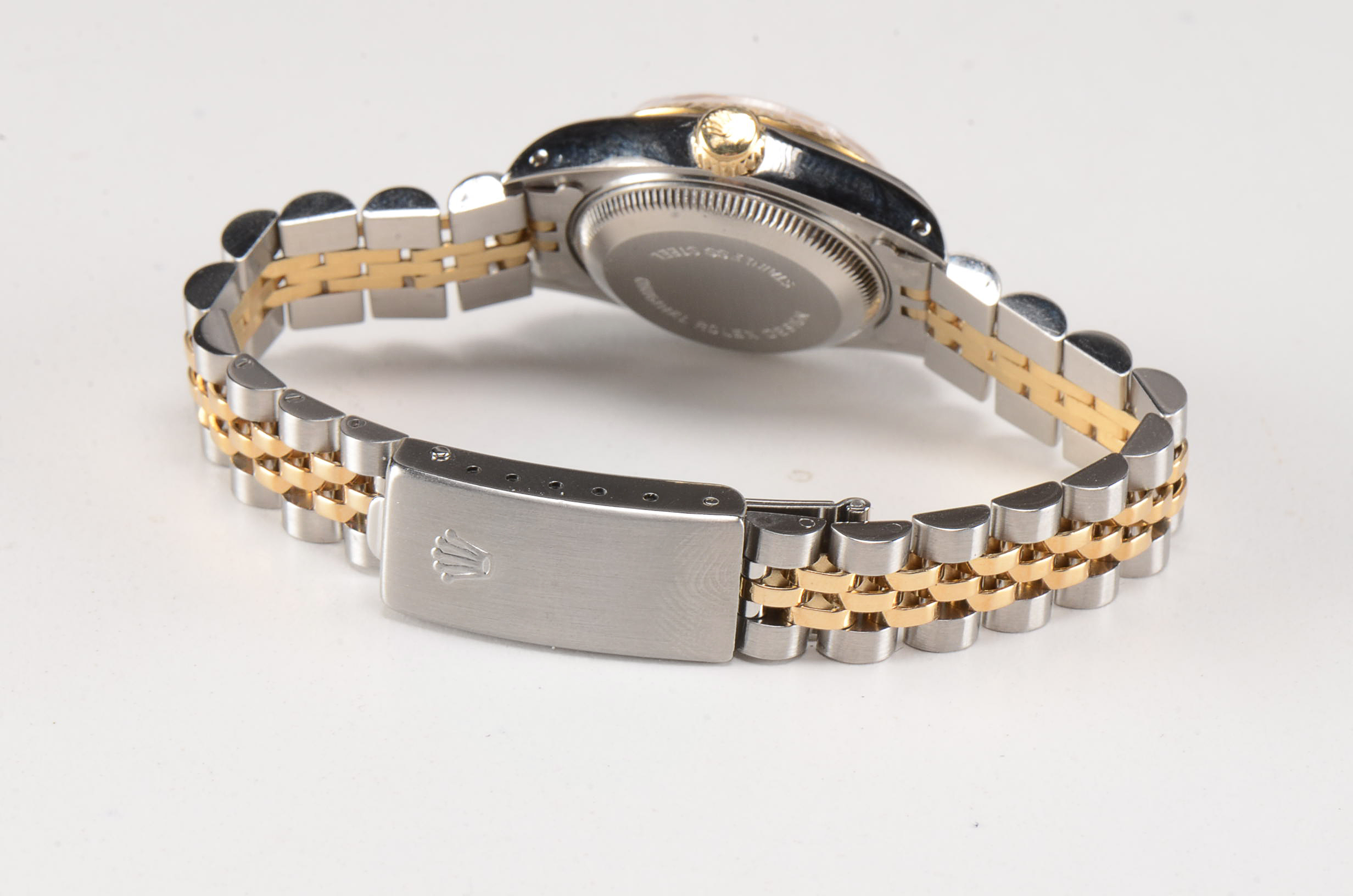 Women's Rolex 18K Yellow Gold and Stainless Steel Oyster Perpetual Watch