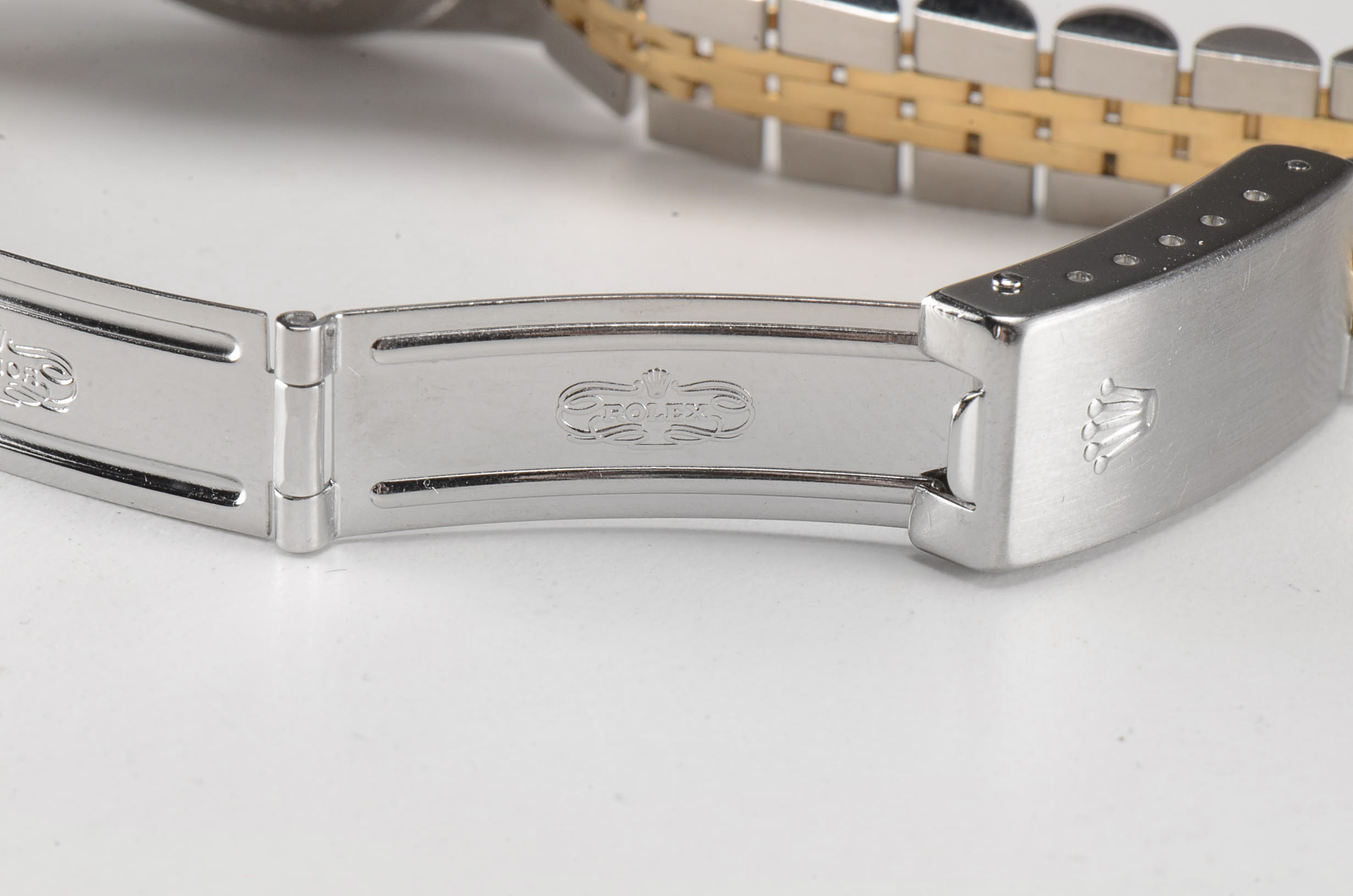 Women's Rolex 18K Yellow Gold and Stainless Steel Oyster Perpetual Watch