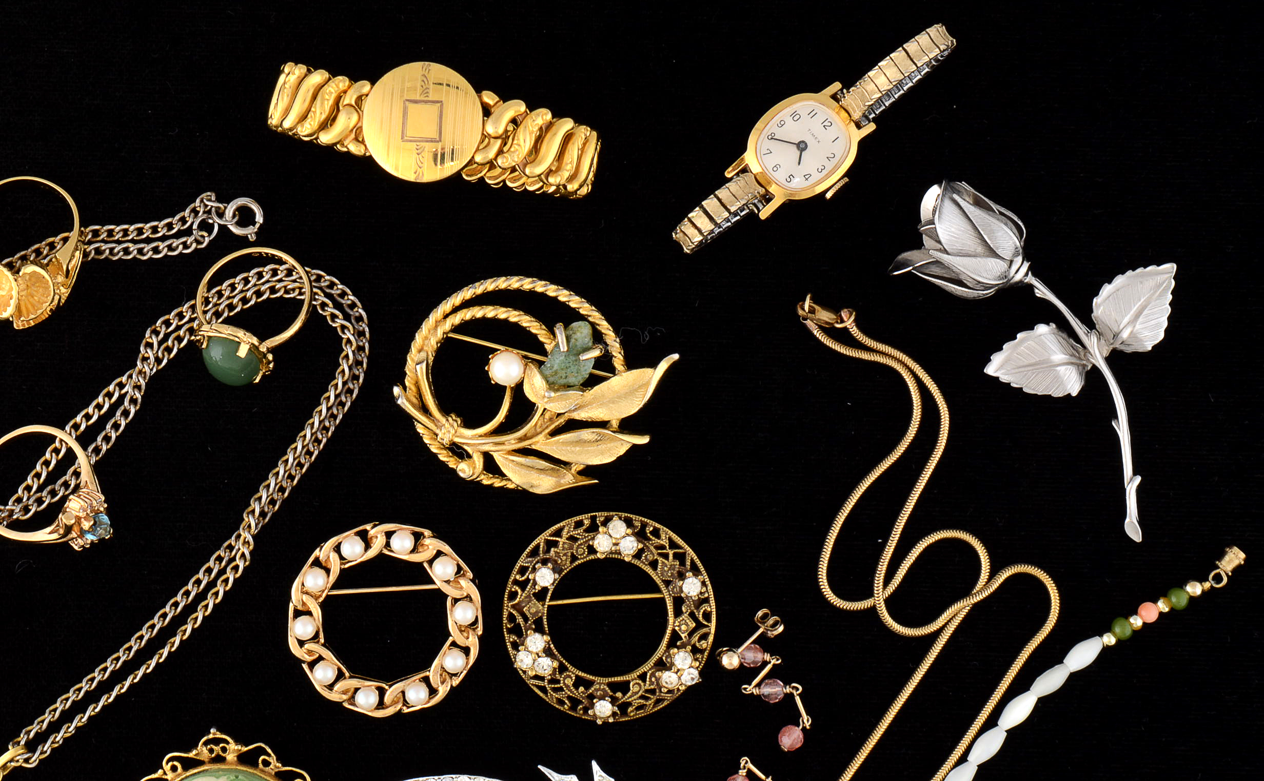 Large Group of Costume Jewelry