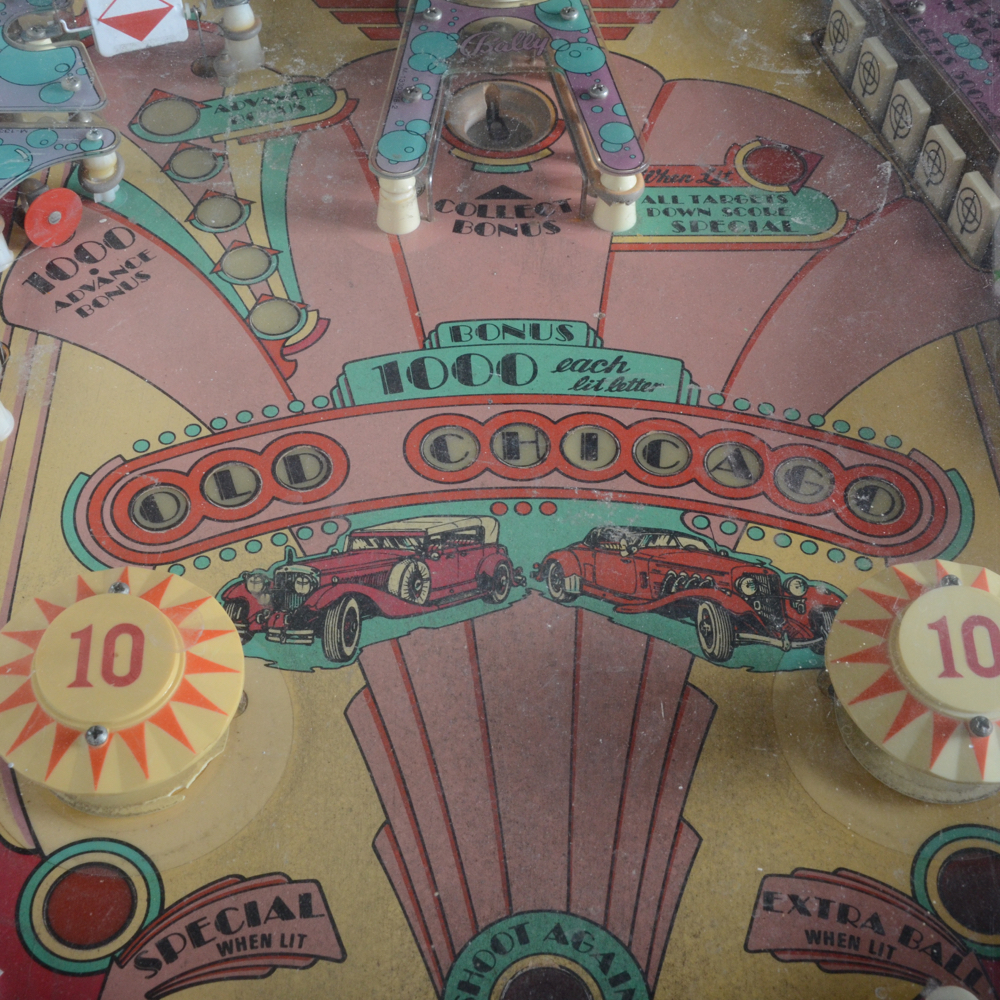 Bally Old Chicago Pinball Machine
