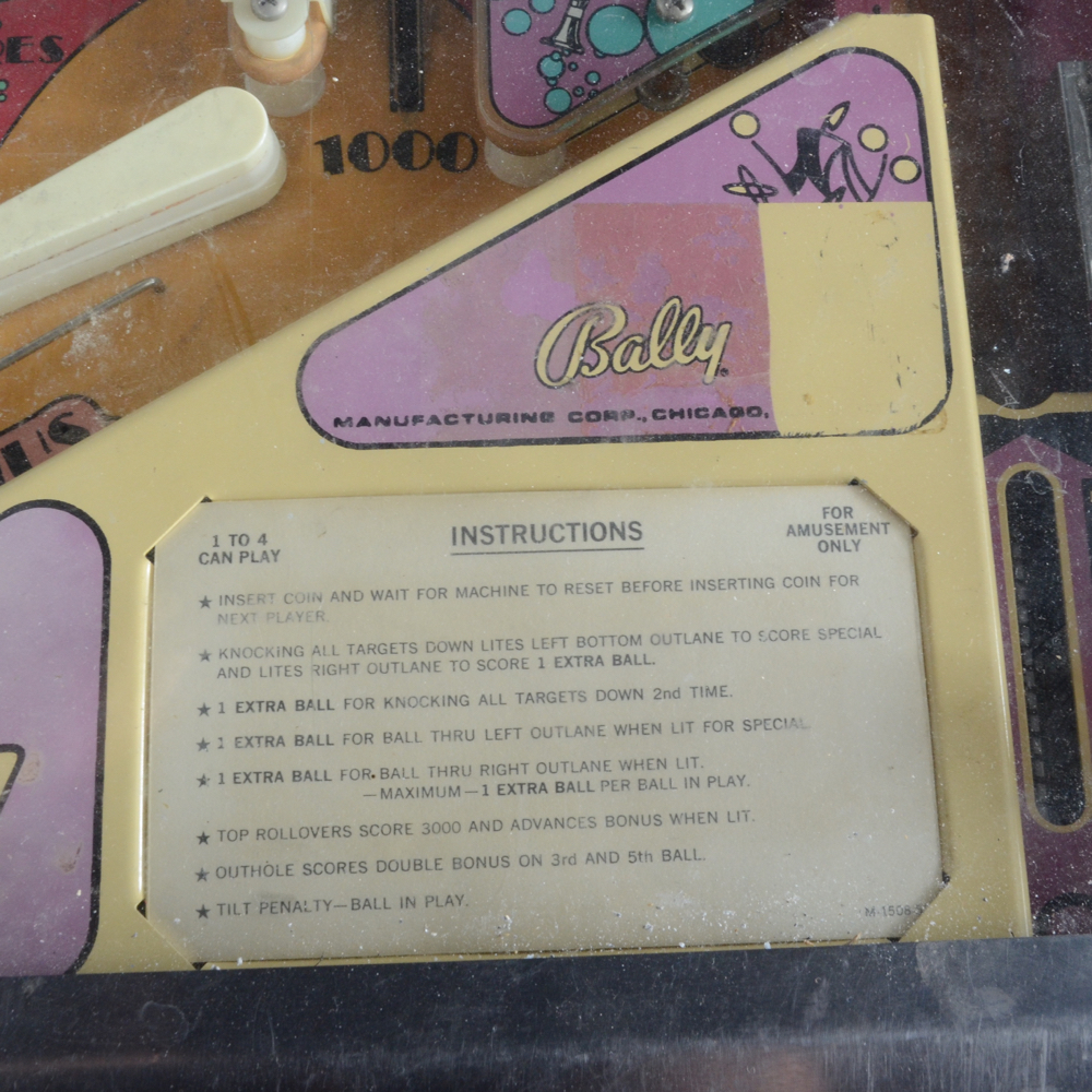 Bally Old Chicago Pinball Machine