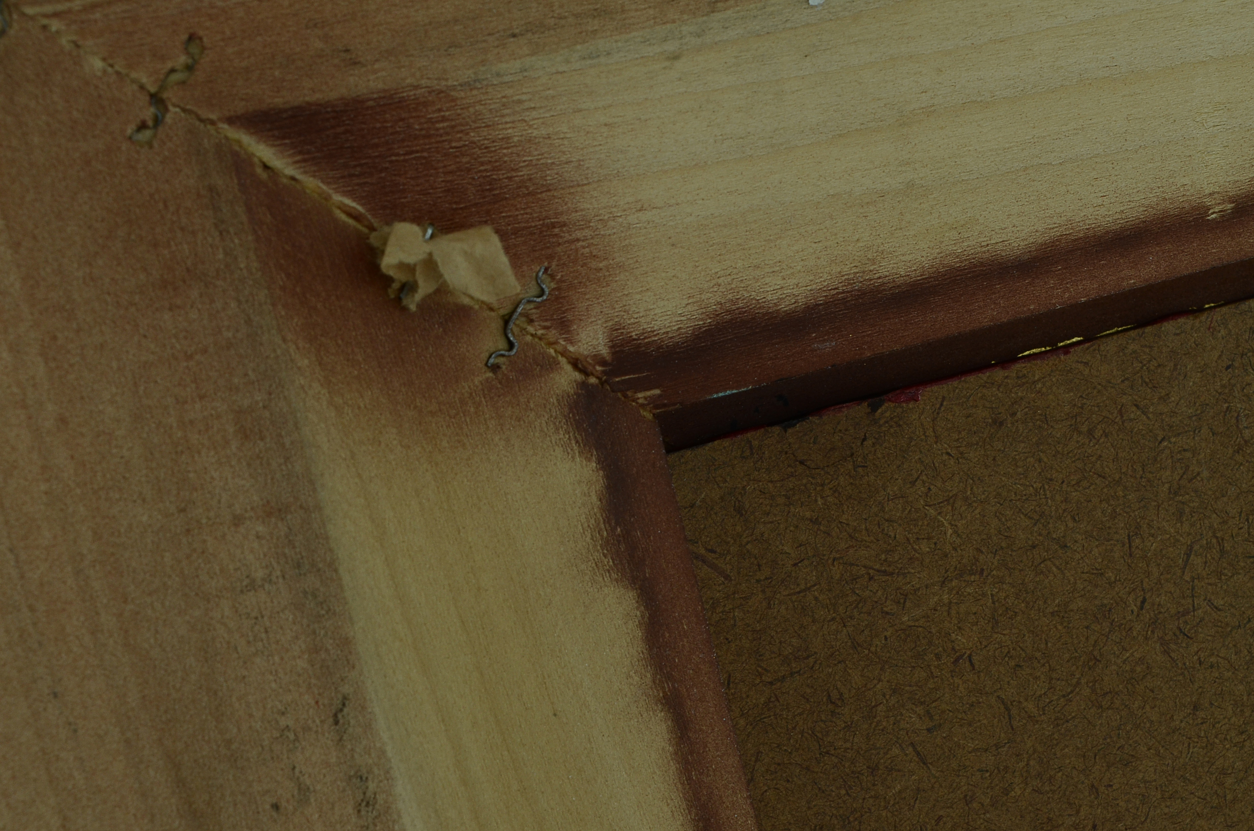 Framed Acrylic Textured Painting on Board by Ronald G Baldwin