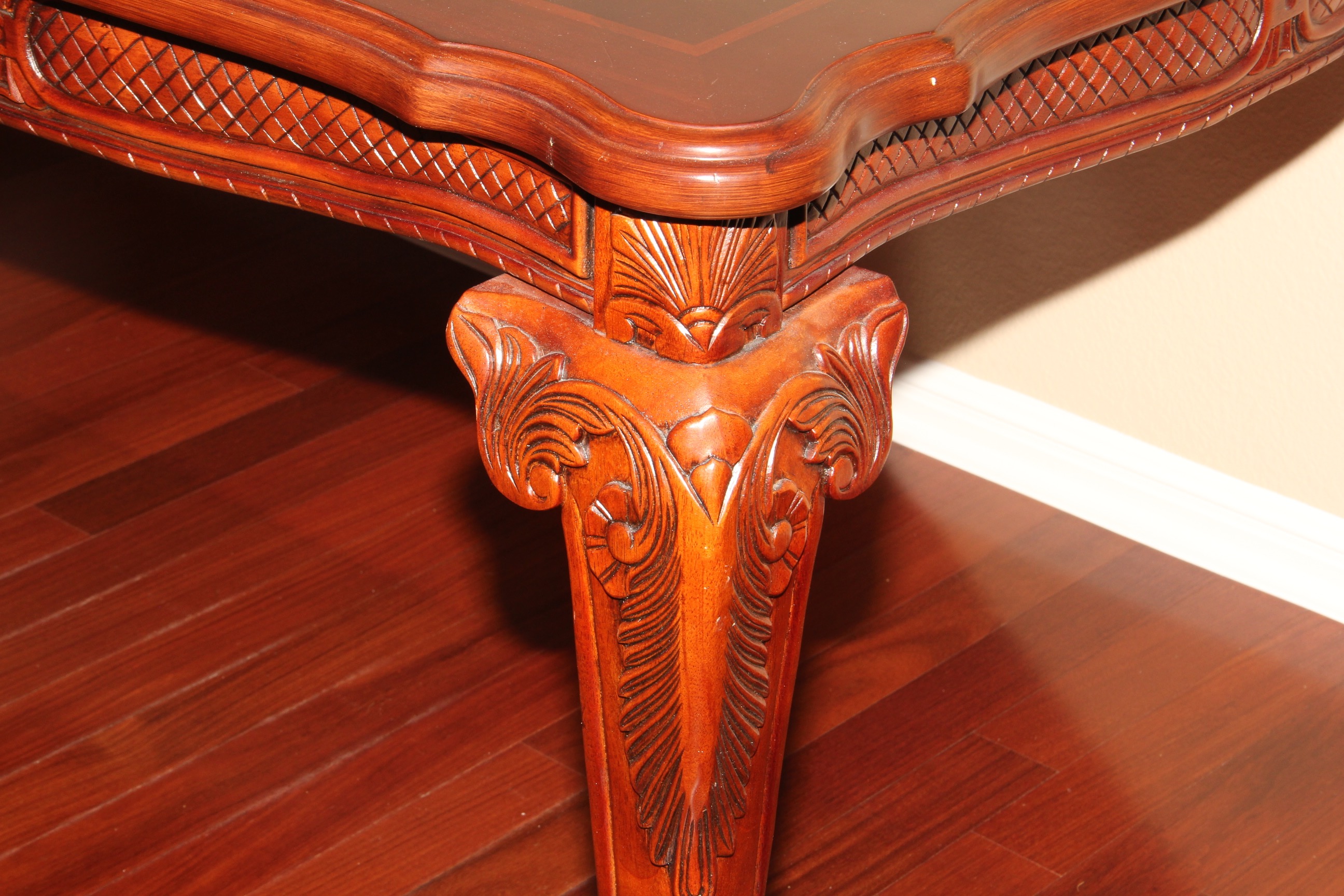 Cherry Tone Dining Room Set by Ashley Furniture