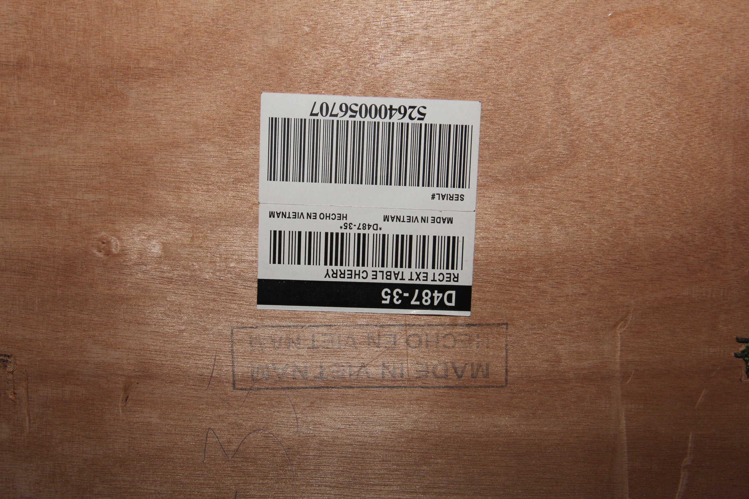 Cherry Tone Dining Room Set by Ashley Furniture