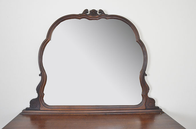 Depression Era Dresser with Mirror