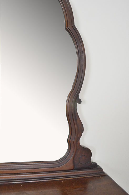 Depression Era Dresser with Mirror