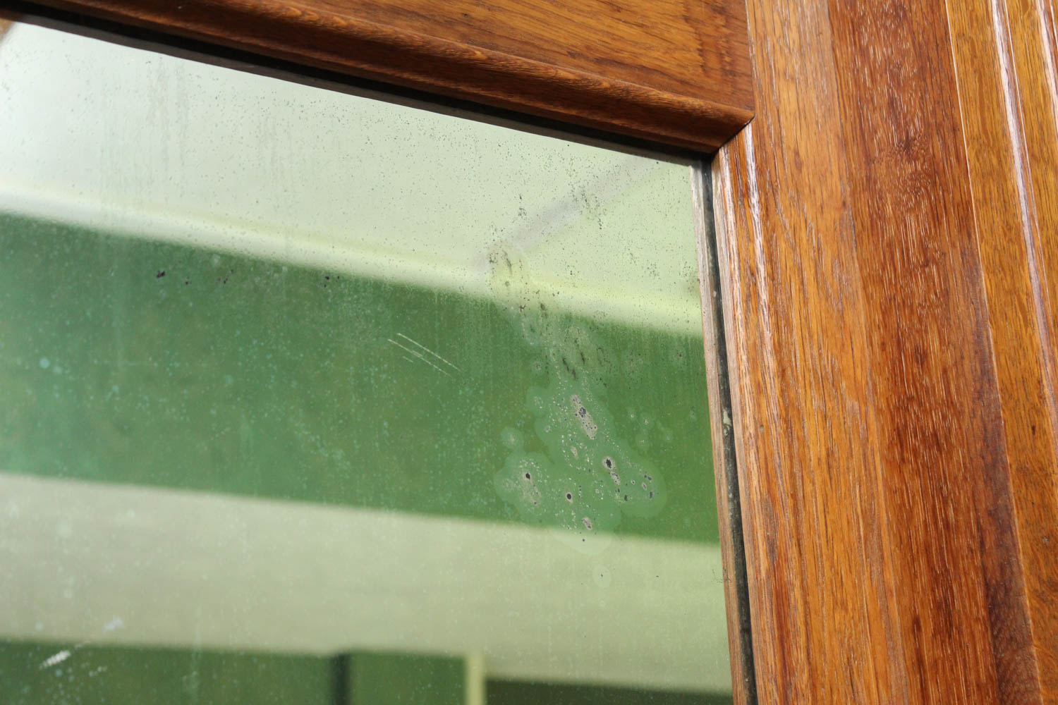 Pre-Prohibition Era Mirrored Tiger Oak Back Bar