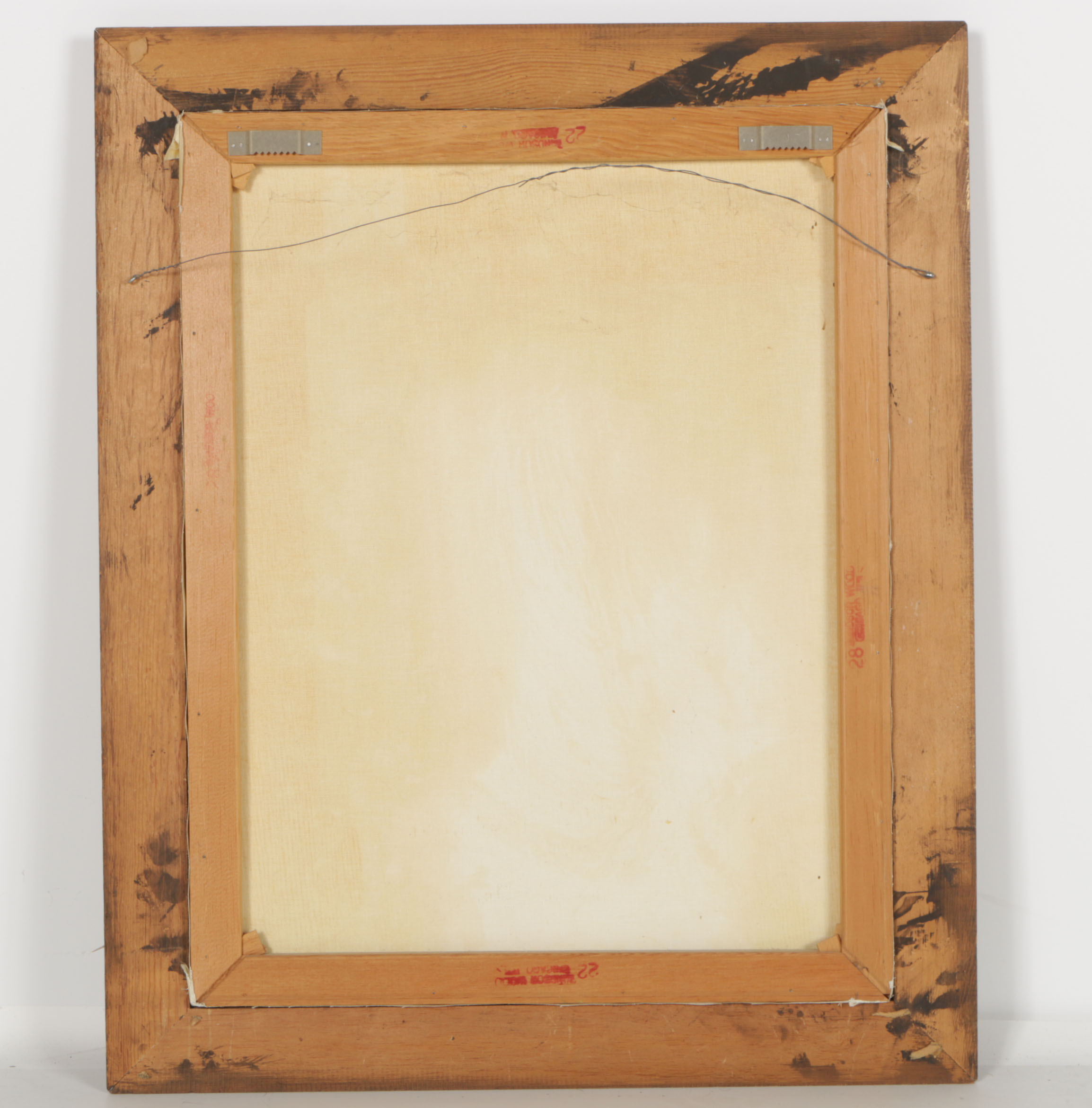 Offset Lithograph on Canvas After Sir Thomas Lawrence's "Pinkie"