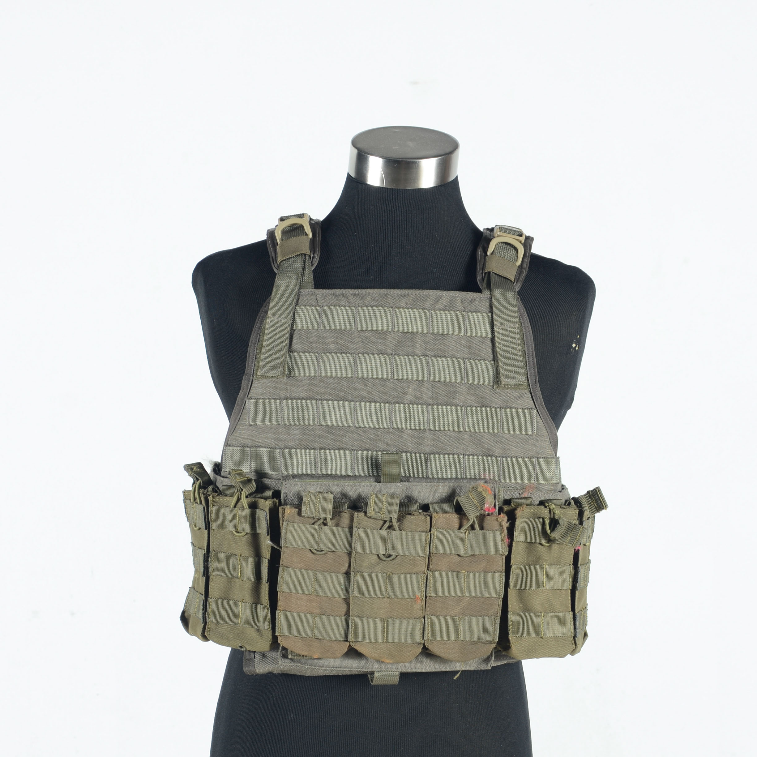 Bushmaster Rifle Case with Eagle Industries Military Tactical Plate Vest and Gun Locks