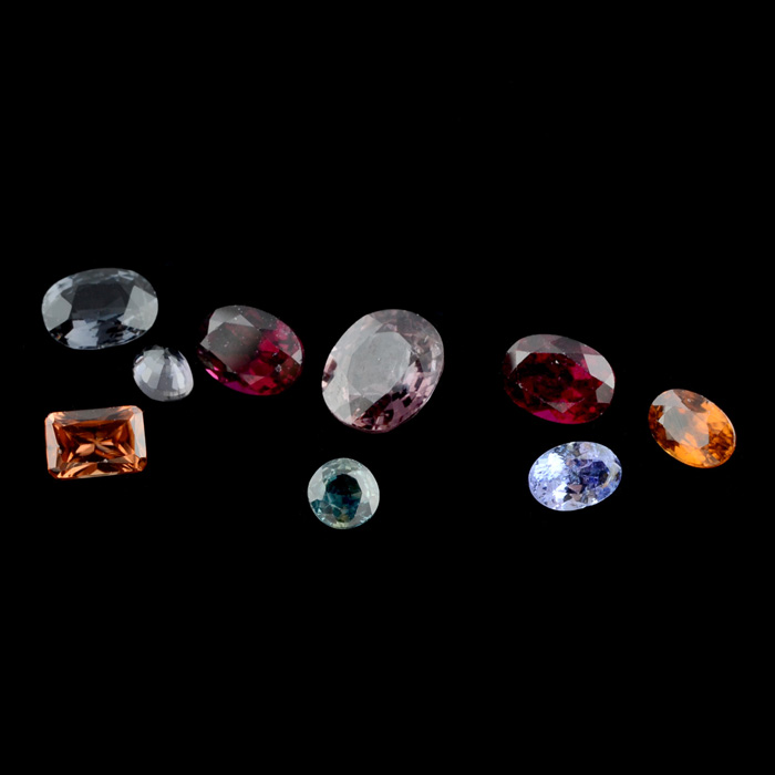 Rare Gemstone Assortment Including Natural Sapphire, 8.52 CTW