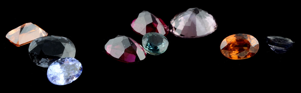 Rare Gemstone Assortment Including Natural Sapphire, 8.52 CTW