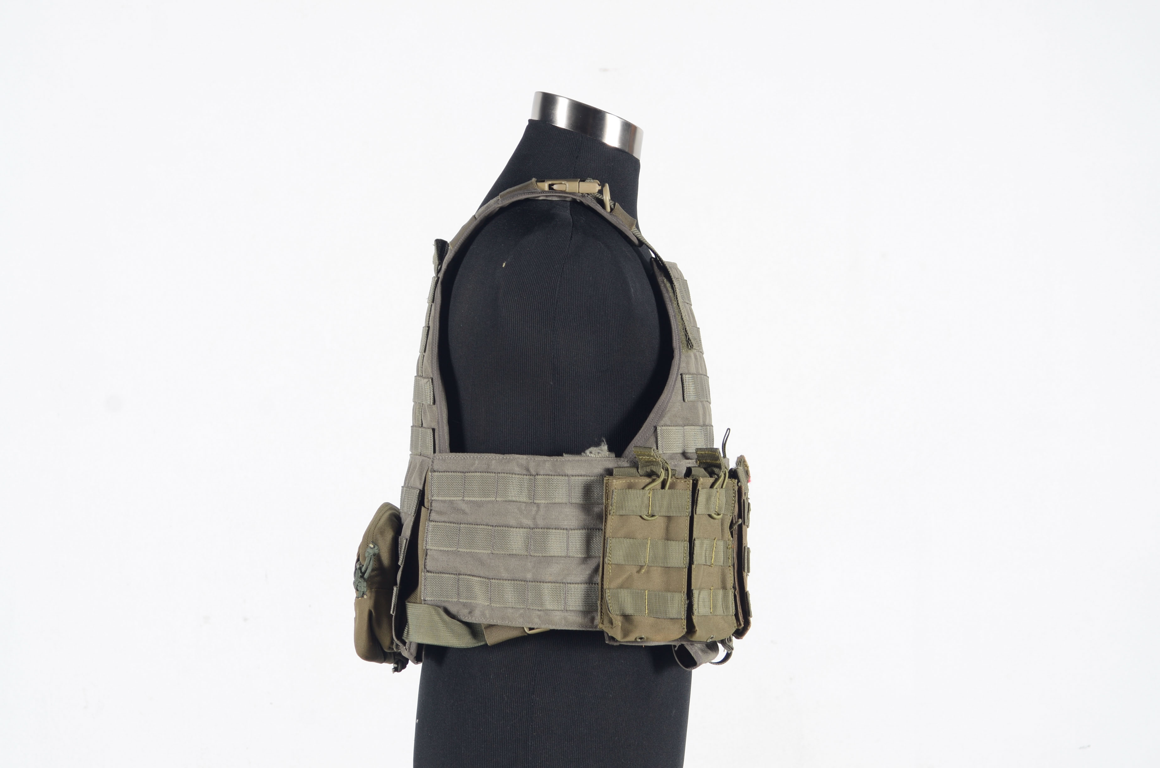 Bushmaster Rifle Case with Eagle Industries Military Tactical Plate Vest and Gun Locks