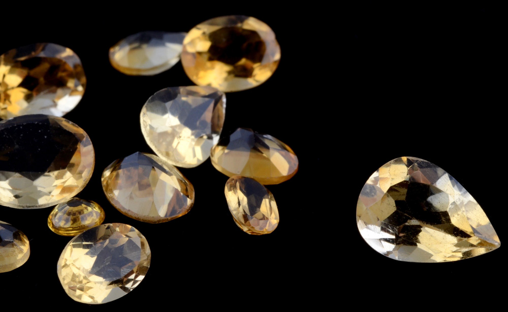 Group of Loose Cut Citrine Gemstones, 18.5 CTW