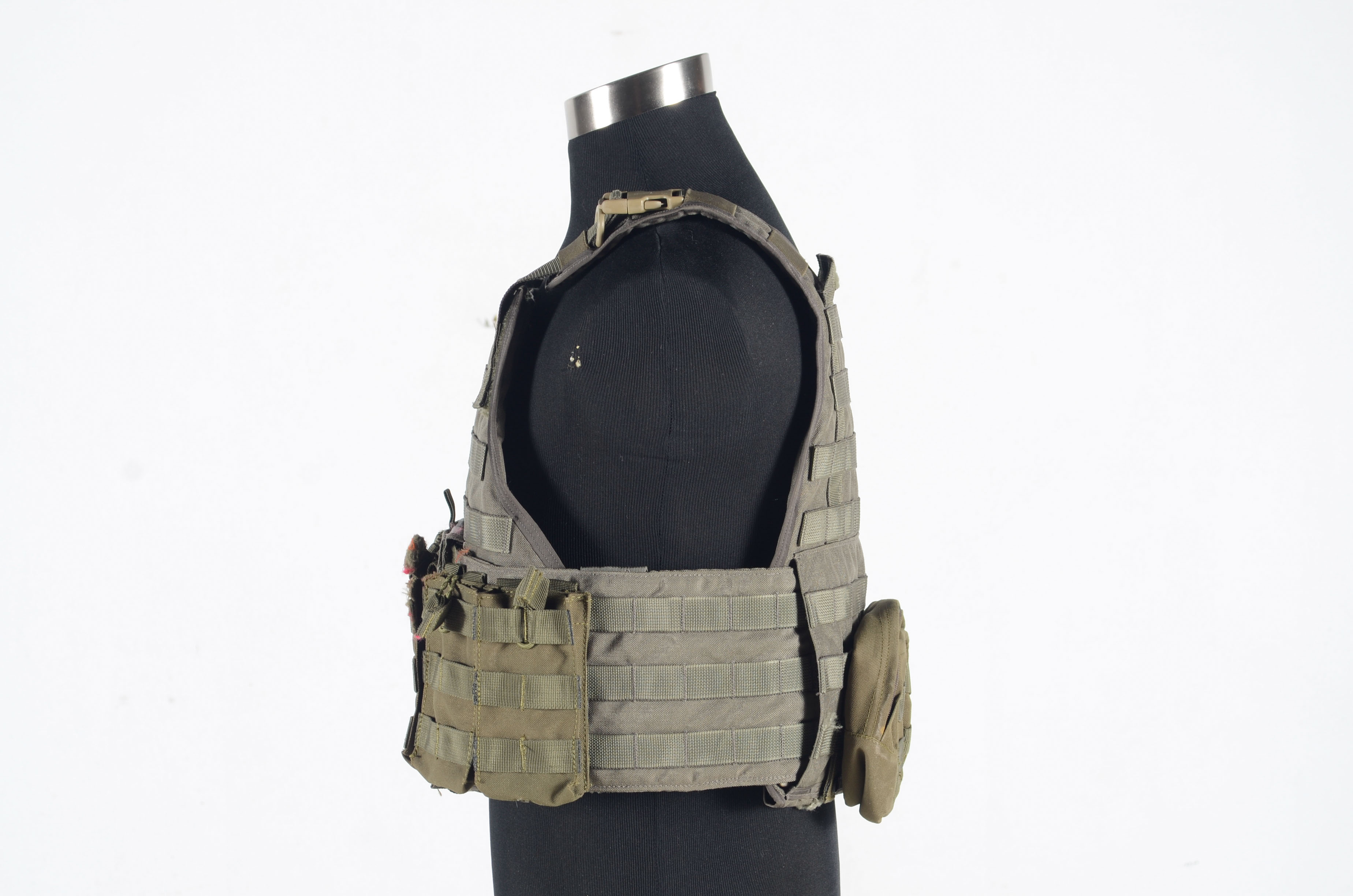 Bushmaster Rifle Case with Eagle Industries Military Tactical Plate Vest and Gun Locks