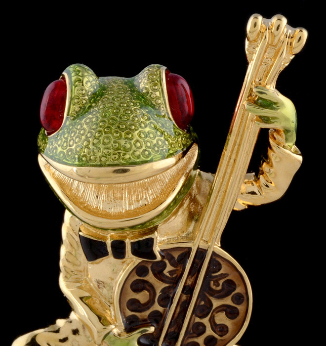 Kenneth Jay Lane Frog Brooch