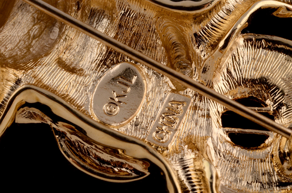 Kenneth Jay Lane Frog Brooch