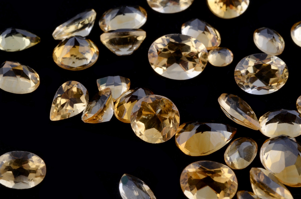 Collection of Loose Cut Citrine Gemstones, 32.0 CTW