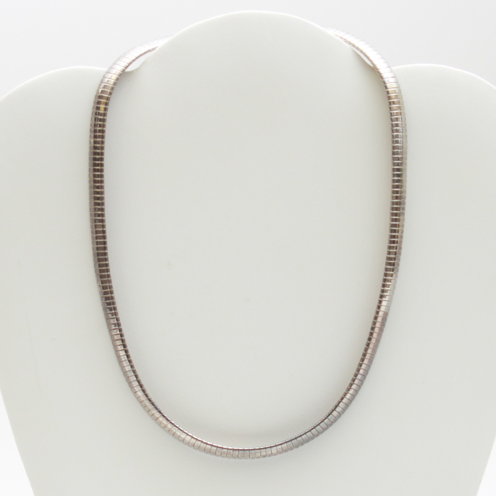 Sterling Silver Omega Chain Necklace