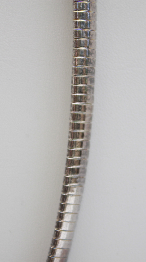 Sterling Silver Omega Chain Necklace