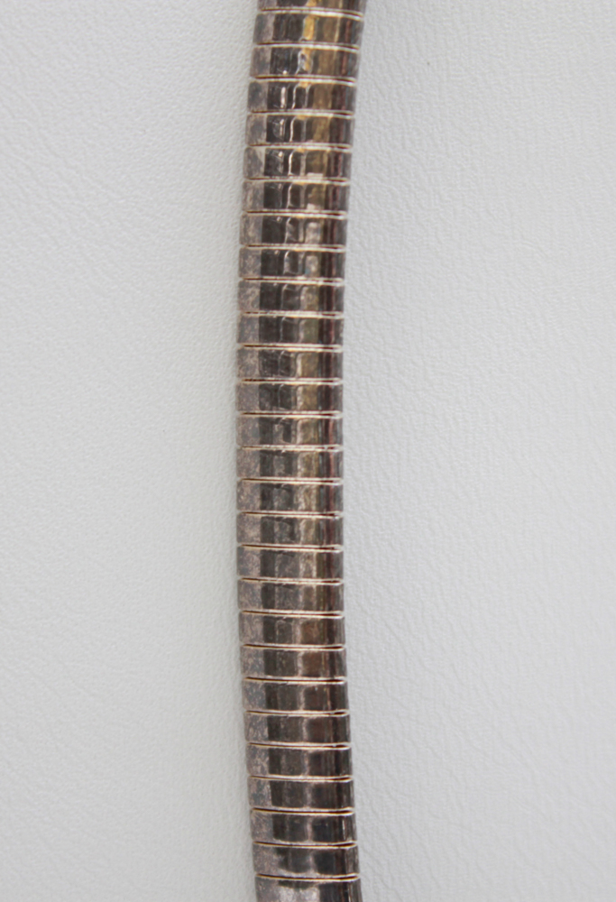 Sterling Silver Omega Chain Necklace