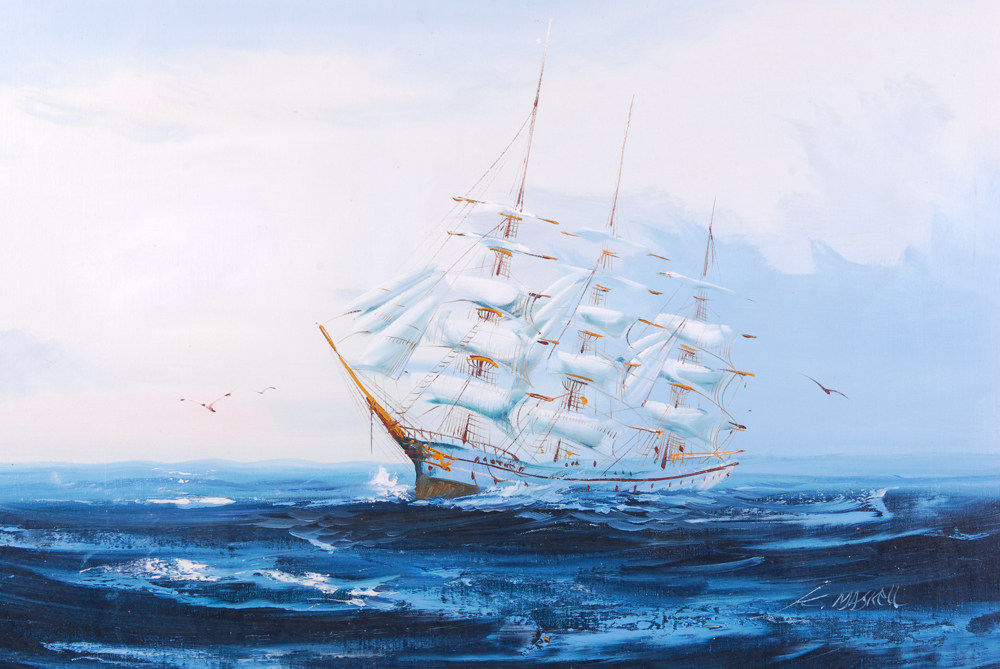 K. Maskell Oil Painting on Canvas