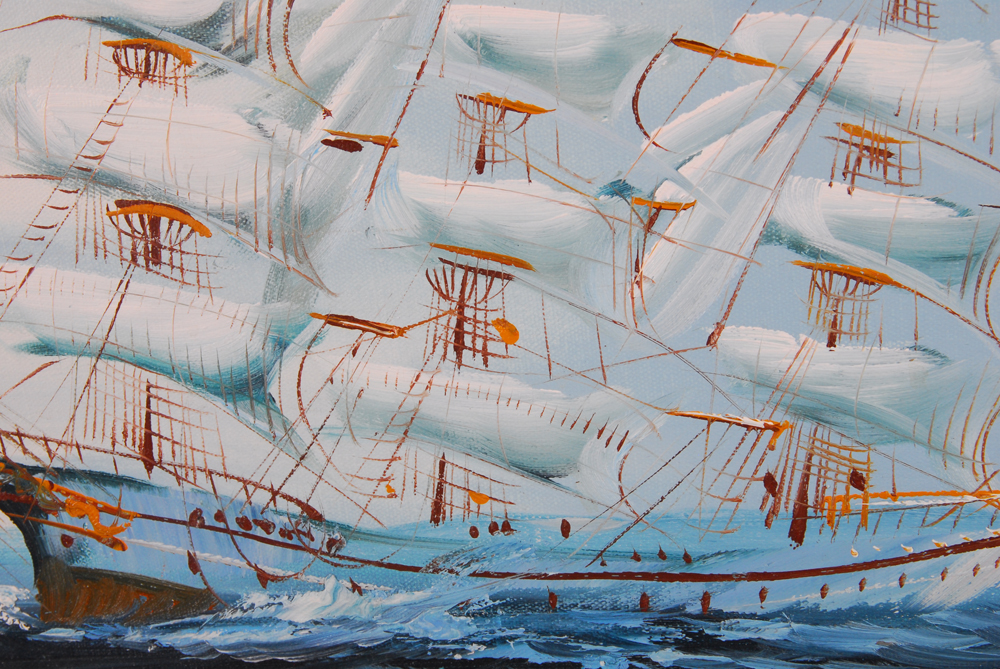 K. Maskell Oil Painting on Canvas