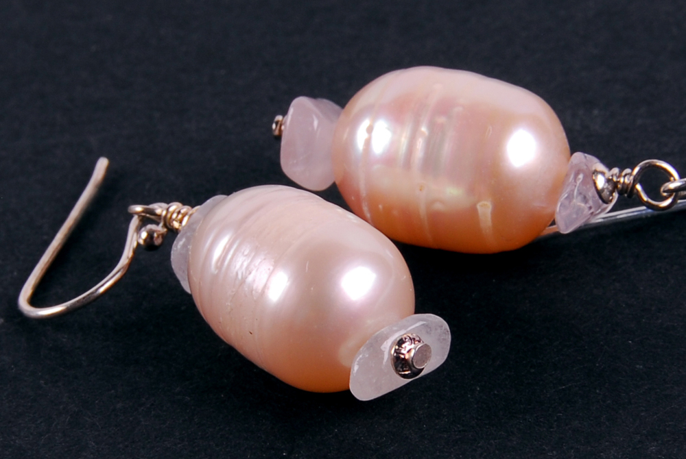 Freshwater Pearl and Stone Jewelry Set