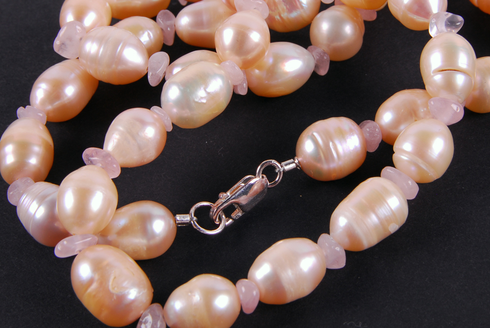 Freshwater Pearl and Stone Jewelry Set