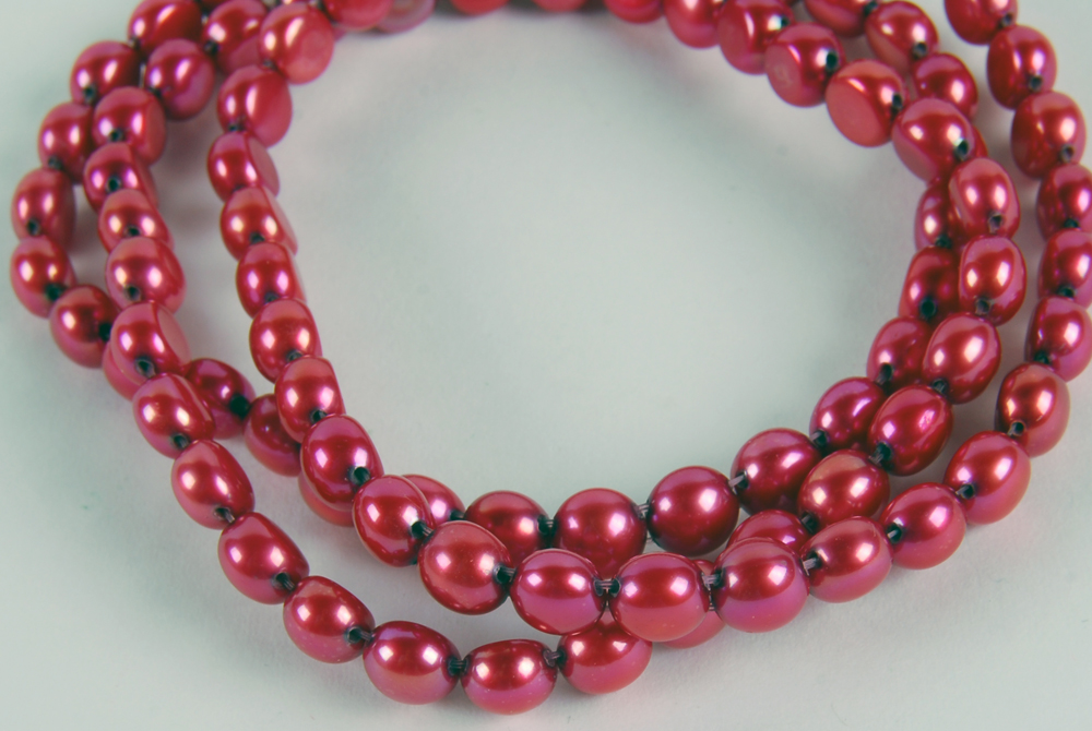 Honora Fuchsia Pearl Bracelet and Sterling Silver Earrings